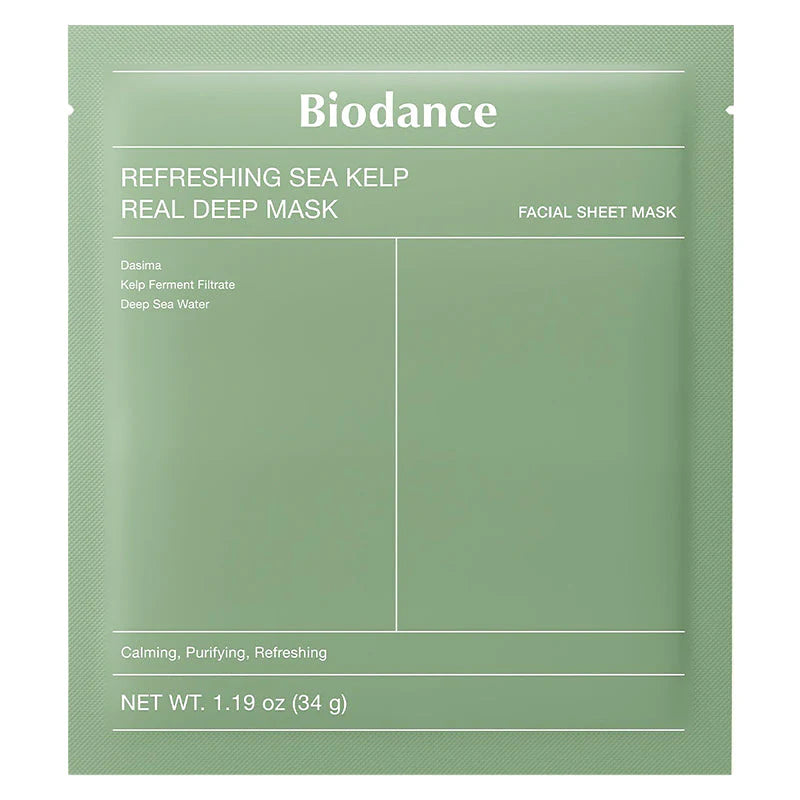 Biodance - Refreshing Sea Kelp Real Deep Mask - 1pc/34g