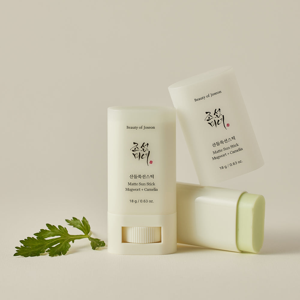 BEAUTY OF JOSEON - Matte Sun Stick Mugwort + Camellia SPF50+/PA++++ - Matte Sun Stick -18g