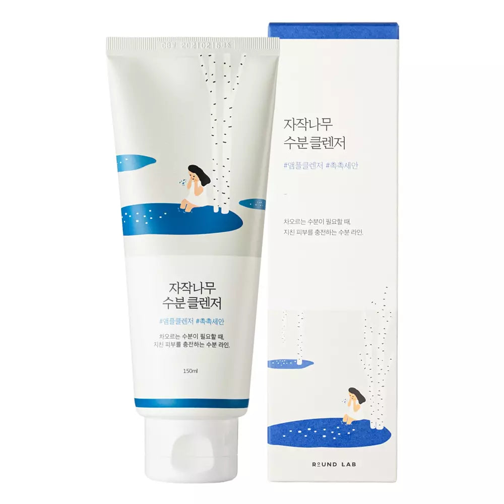 ROUND LAB - Birch Juice Moisturizing Cleanser - Moisturizing Face Wash Gel with Birch Juice 150ml